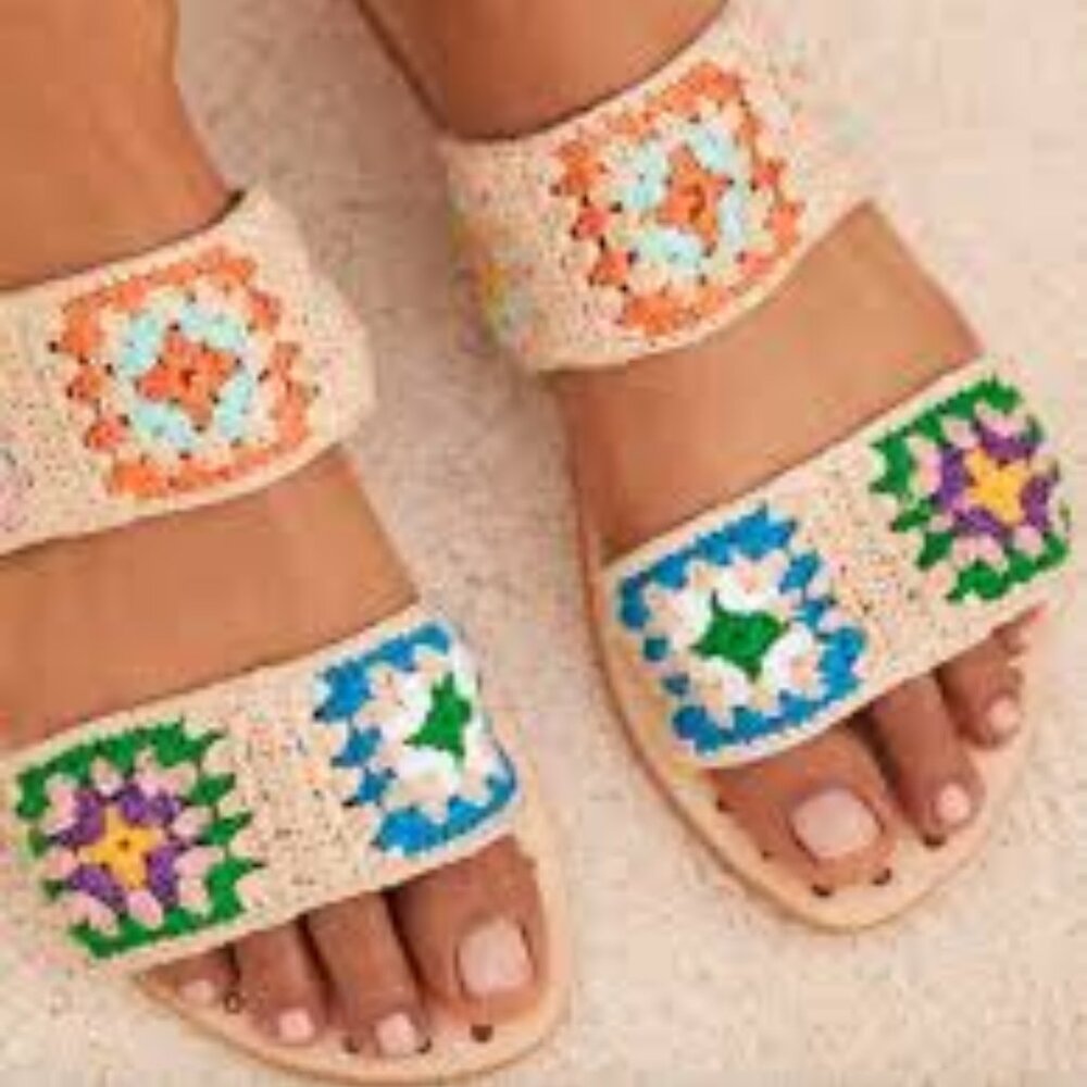 Band of the Free Natural Crochet Sandals - Picture 2 of 13